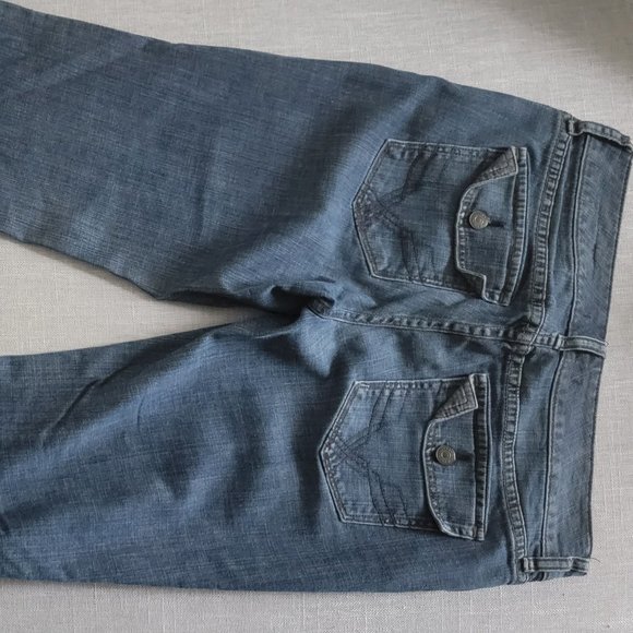 Gap Button Back Pocket Boot Cut Denim Jeans - Picture 3 of 9